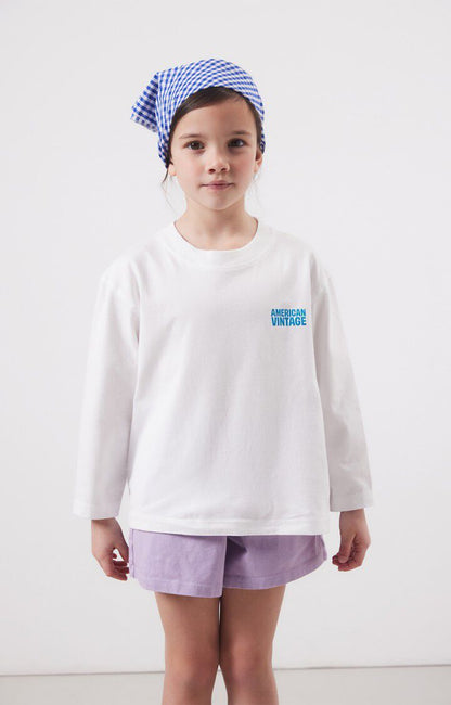 American Vintage - Gixy Longsleeve | BLANC