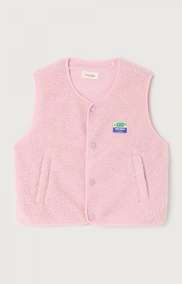 American Vintage - Hoktown Gilet Melange Sugar Almond