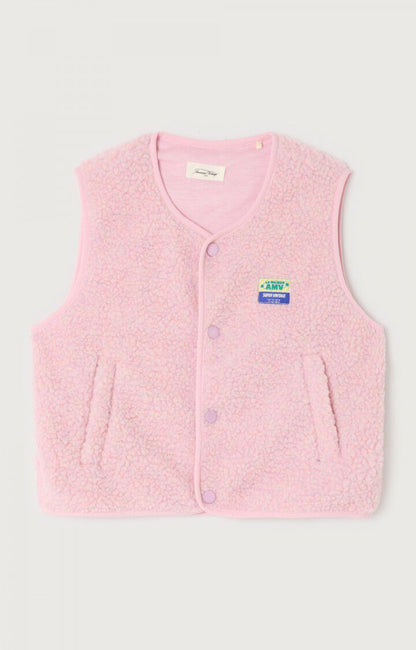 American Vintage - Hoktown Gilet Melange Sugar Almond