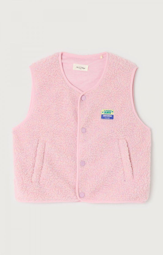 American Vintage - Hoktown Gilet Melange Sugar Almond