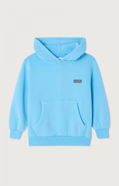 American Vintage - Izubird Hoodie Sweatshirt Vintage Light Blue