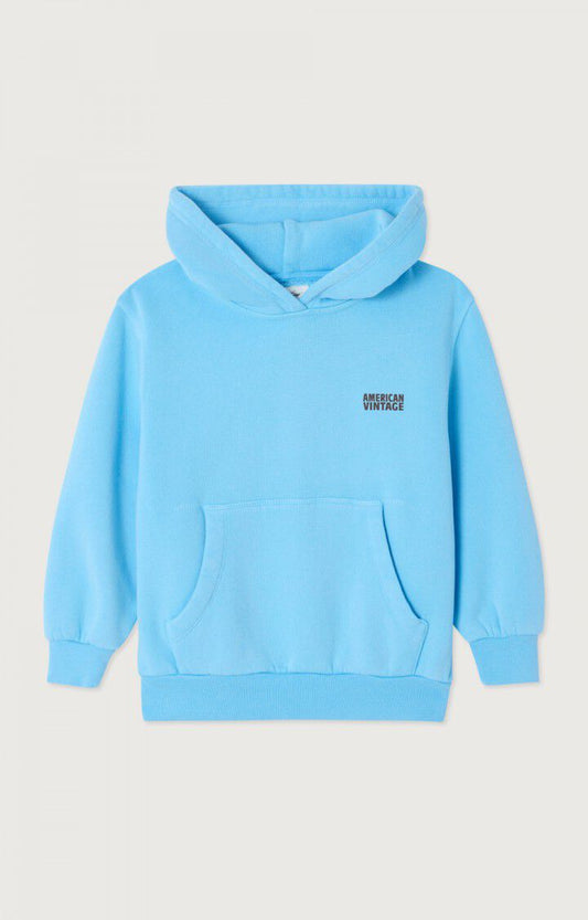 American Vintage - Izubird Hoodie Sweatshirt Vintage Light Blue