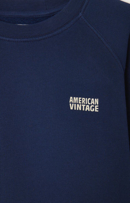 American Vintage - Izubird Sweatshirt Navy Vintage