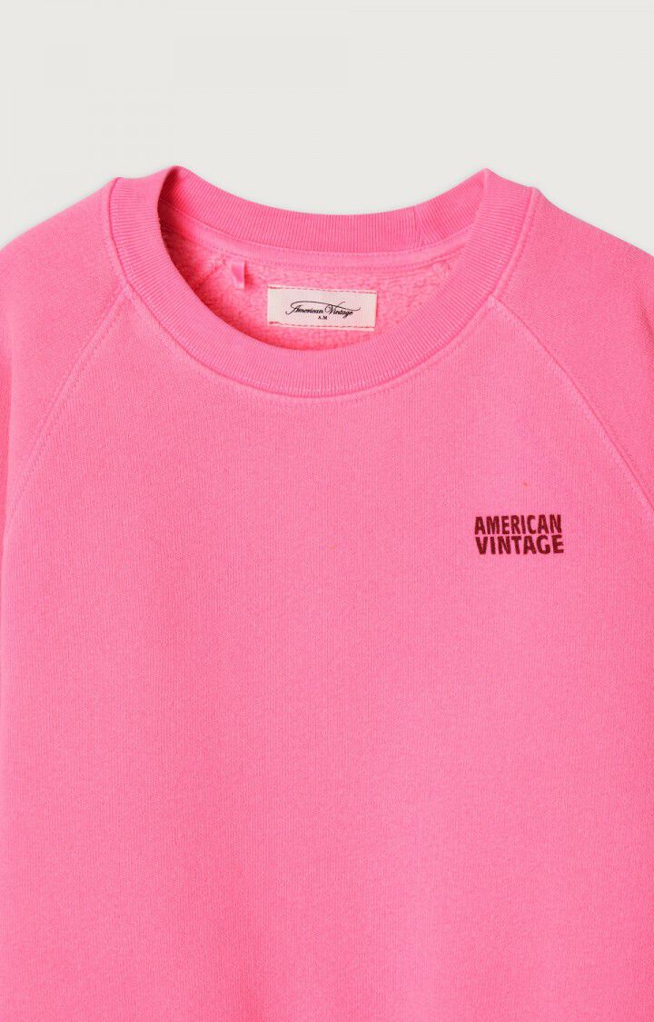 American Vintage - Izubird Sweatshirt Pink Fluo