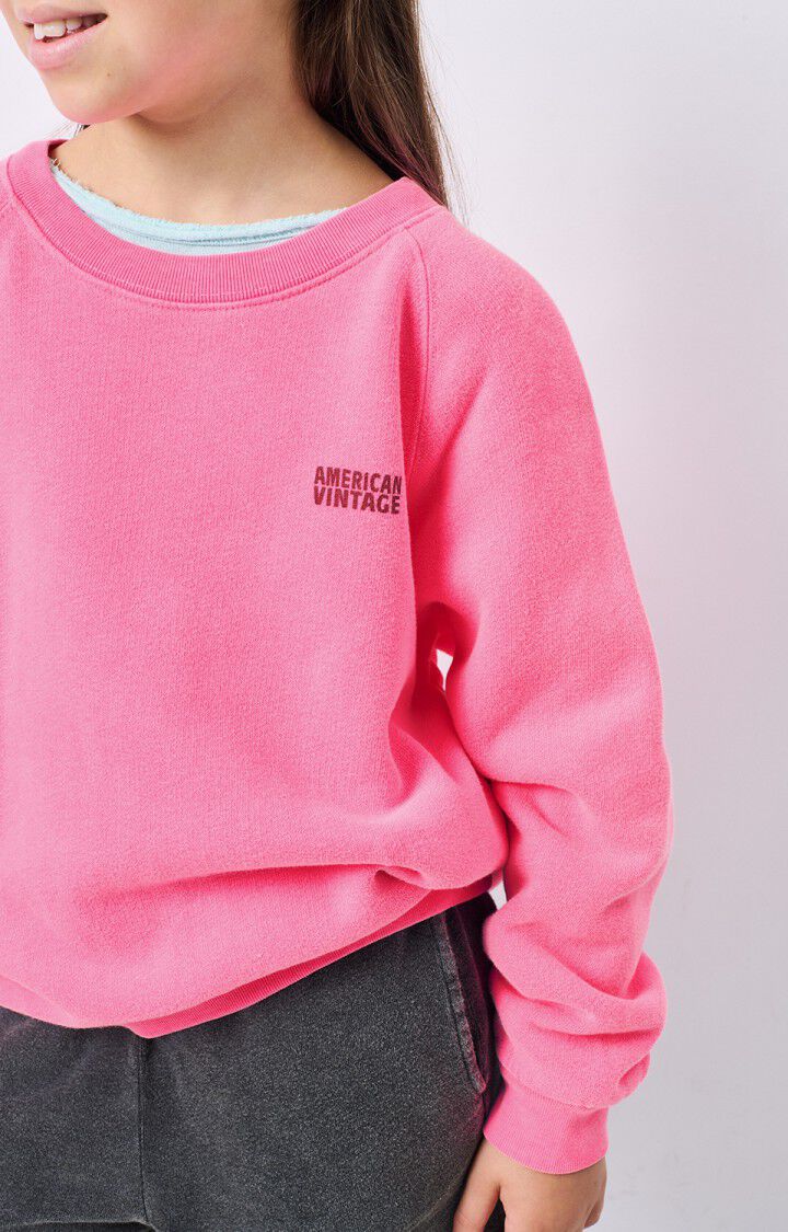 American Vintage - Izubird Sweatshirt Pink Fluo