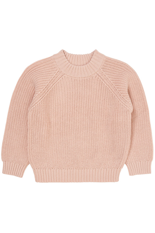 Copenhagen Colors - Knitted Classic Rib Trui Dusty Rose