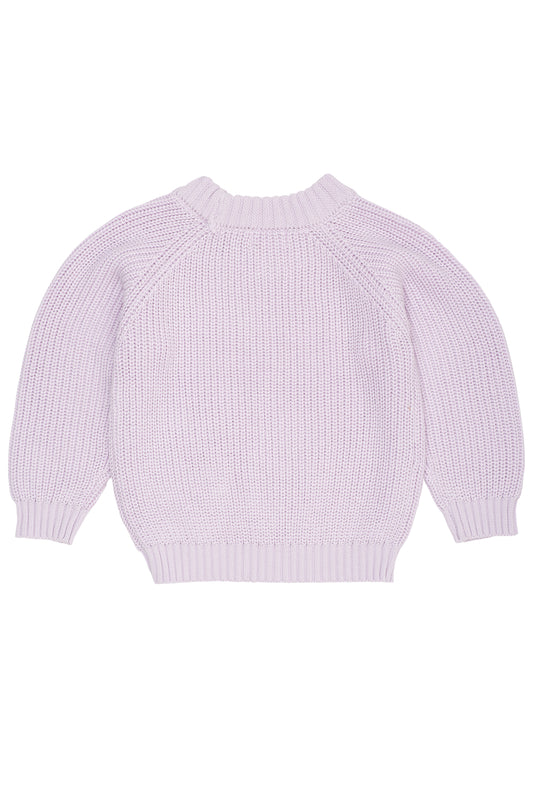 Copenhagen Colors - Knitted Classic Rib Trui Lavender