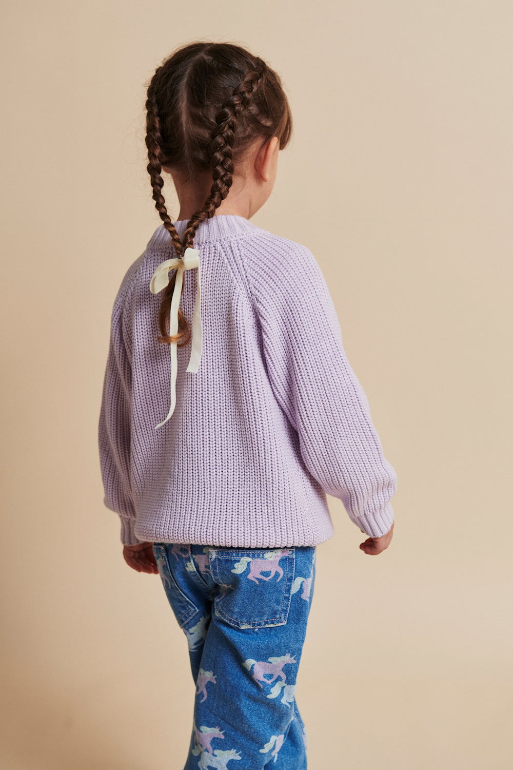 Copenhagen Colors - Knitted Classic Rib Trui Lavender