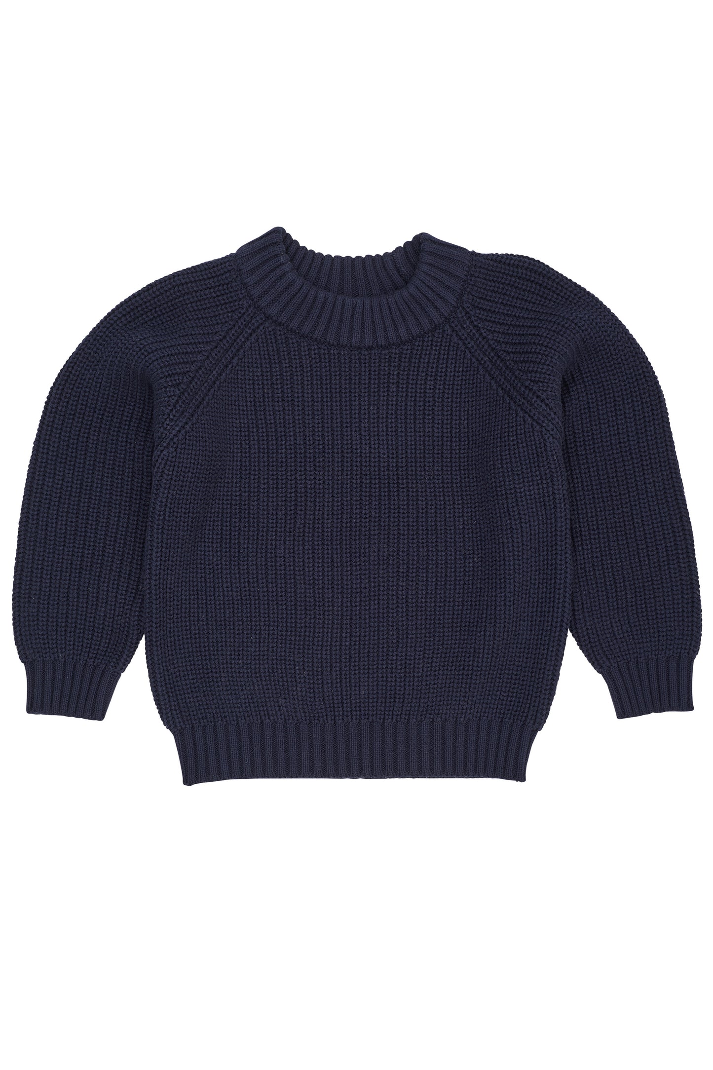 Copenhagen Colors - Knitted Classic Rib Trui Navy