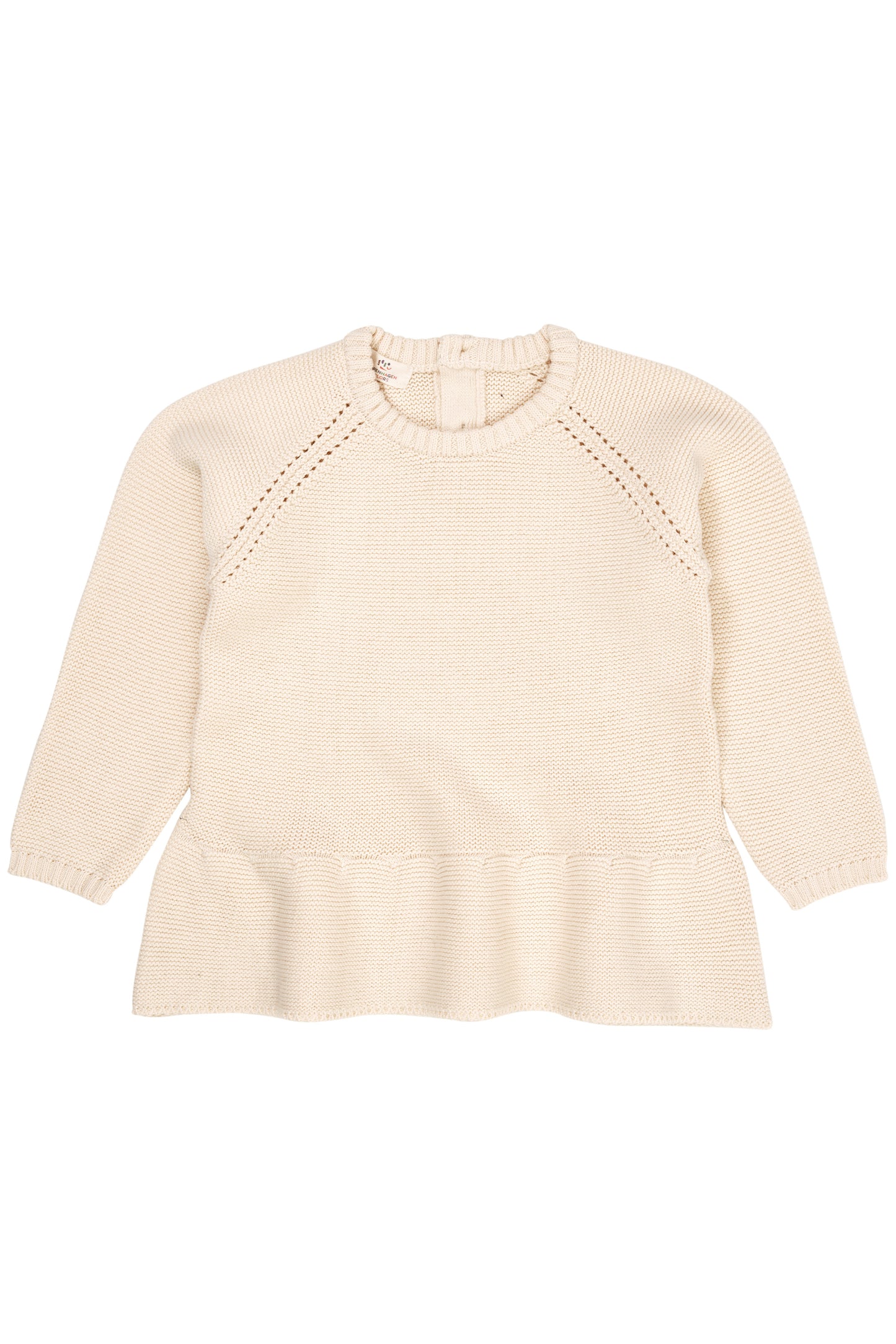 Copenhagen Colors gebreide Blouse met franje creme