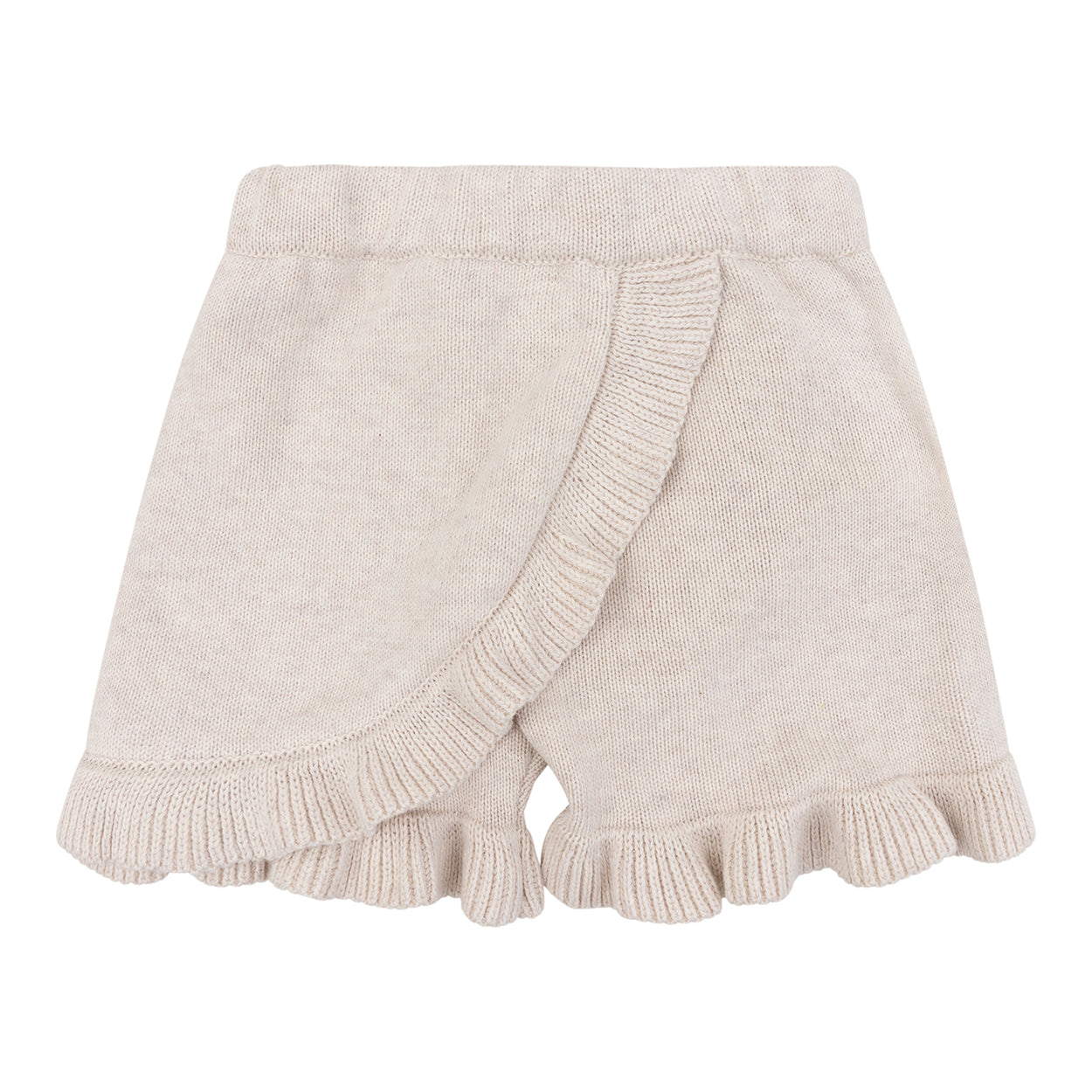 Navy Natural - Anna Knitted Skort Short Beige