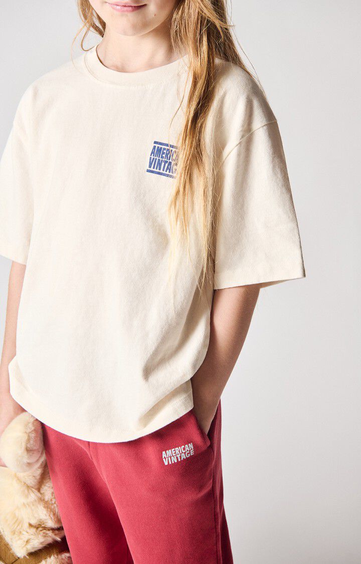 American Vintage - Ykobow Kinder T-shirt Ecru