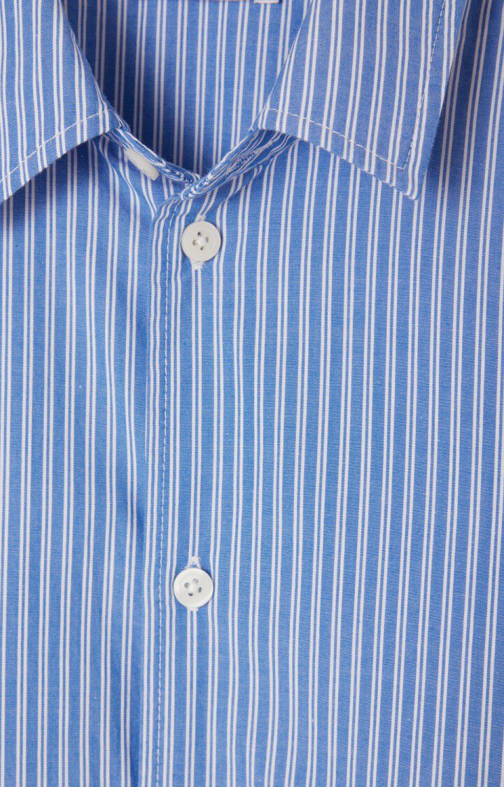 American Vintage - Shirt Zatybay Aqua Stripes