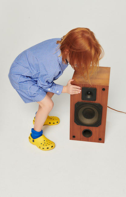 American Vintage - Shirt Zatybay Aqua Stripes