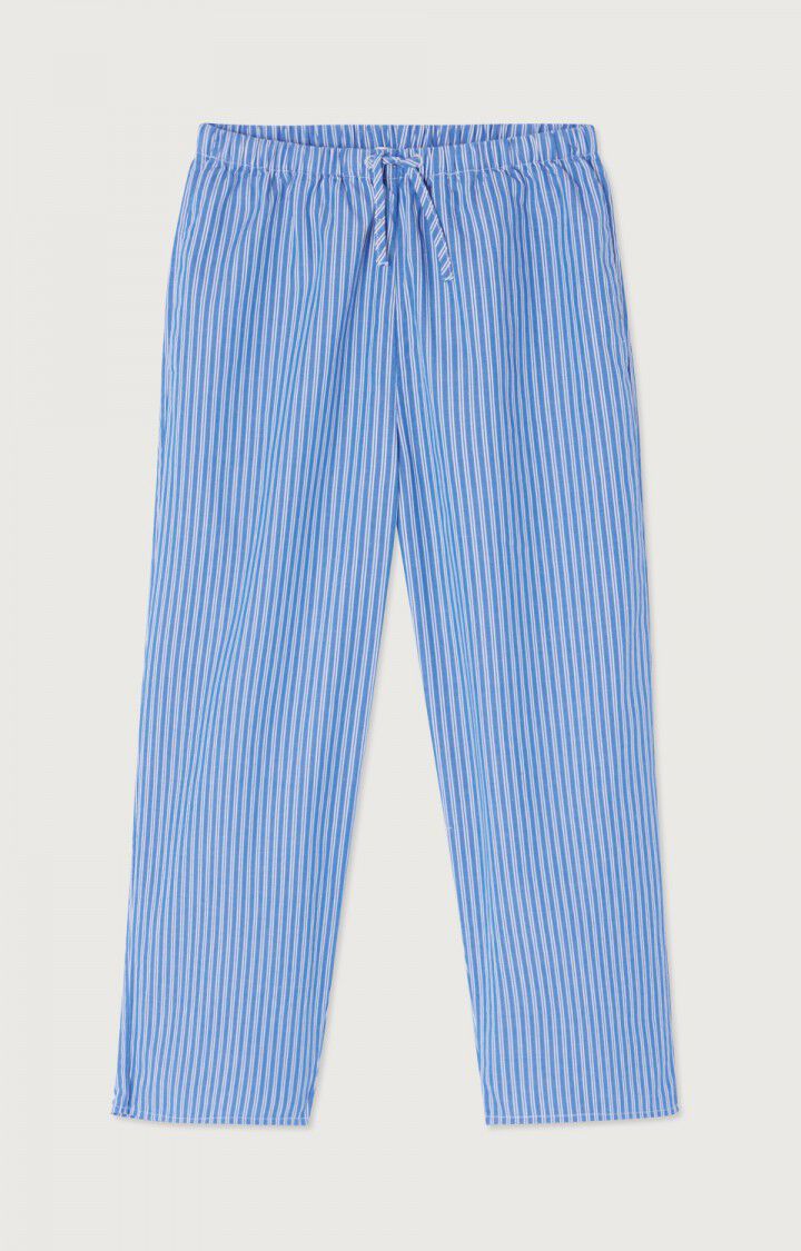 American Vintage - Trousers Zatybay Aqua Stripes