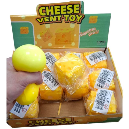 Squishy - Squishy Cheese Cube 6x6cm