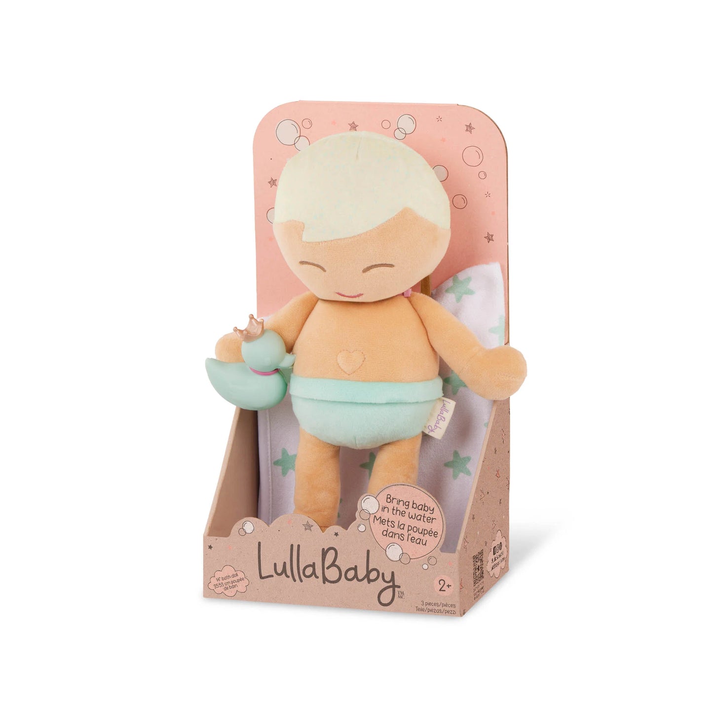LullaBaby - Badpop Blonde Jonge 35cm Pre-Order