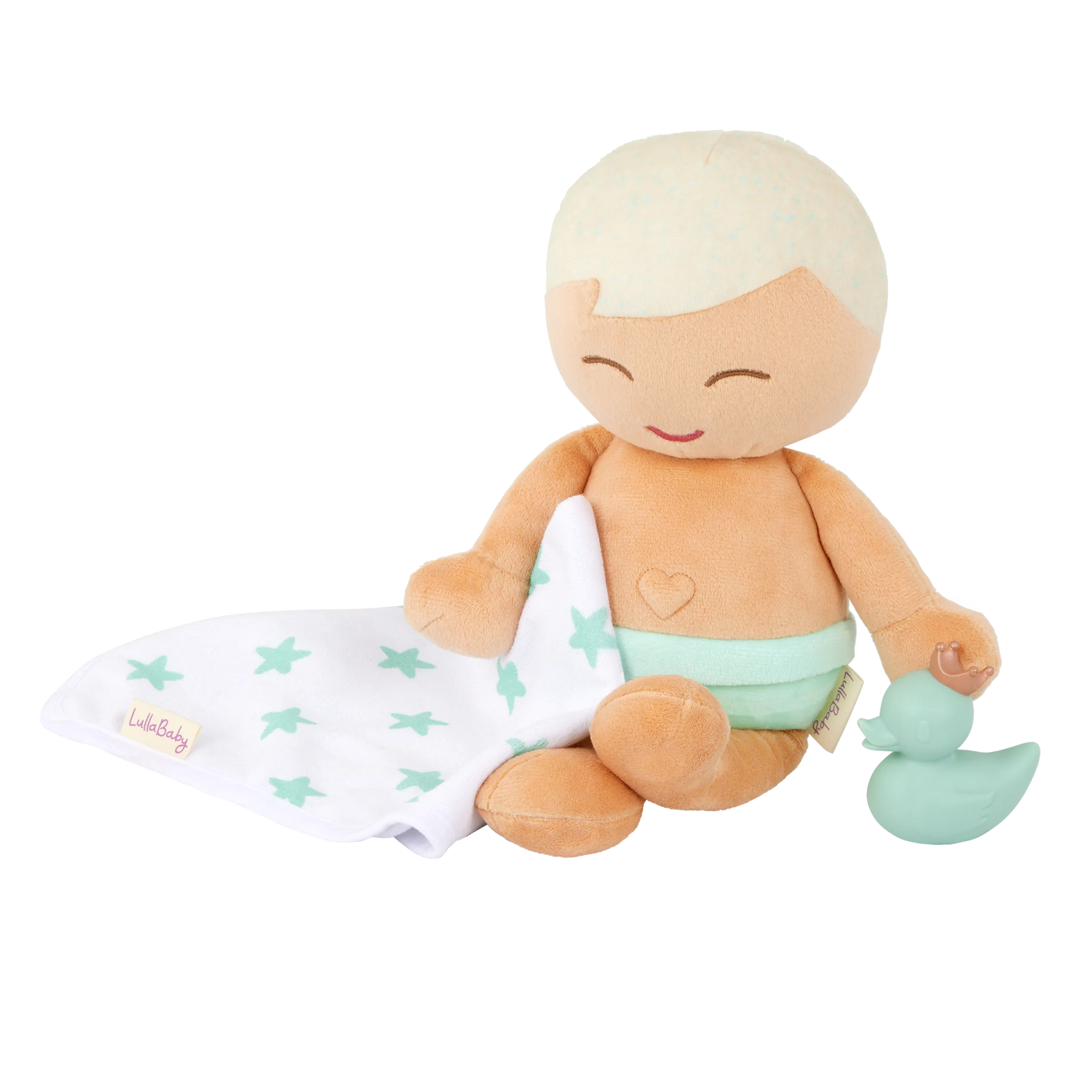 LullaBaby - Badpop Blonde Jonge 35cm Pre-Order