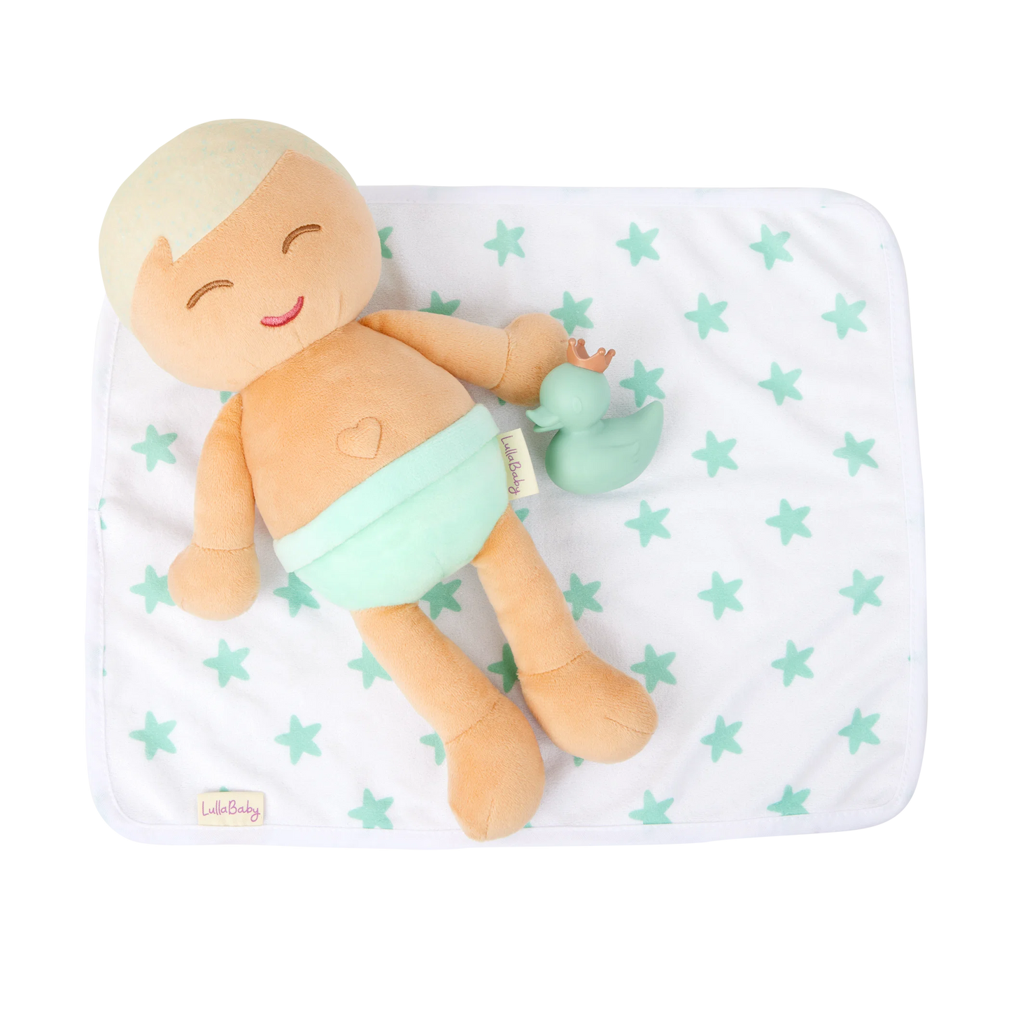 LullaBaby - Badpop Blonde Jonge 35cm Pre-Order