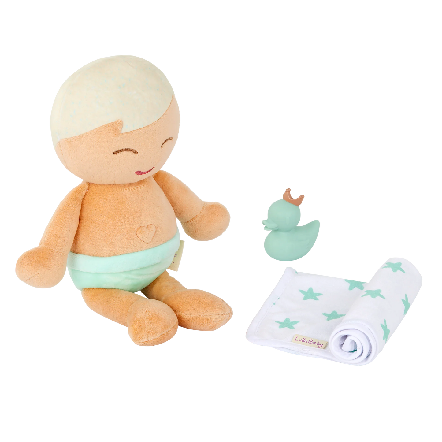 LullaBaby - Badpop Blonde Jonge 35cm Pre-Order