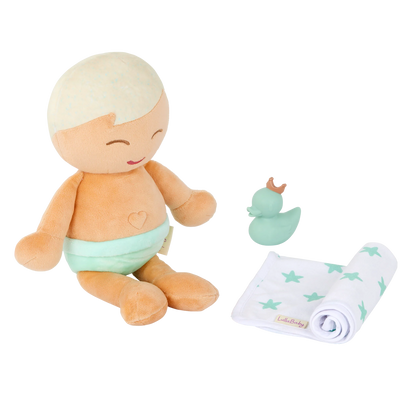 LullaBaby - Badpop Blonde Jonge 35cm Pre-Order