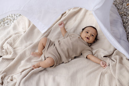 LEVV Babyshirt Kees taupe