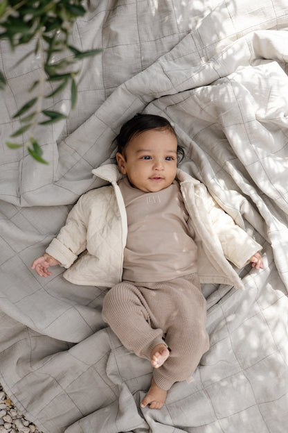 LEVV Babybroek Kristel taupe