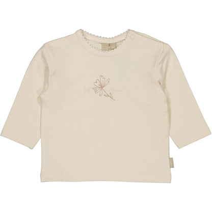 Levv - Newborn Shirt Cotton Cream Malou