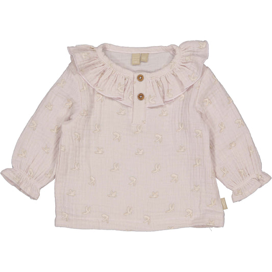 Levv - Newborn Shirt AOP Pink Animal Mara