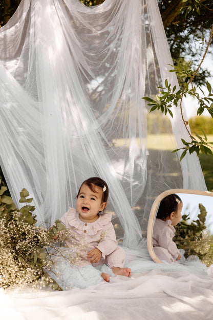 Levv - Newborn Shirt AOP Pink Animal Mara