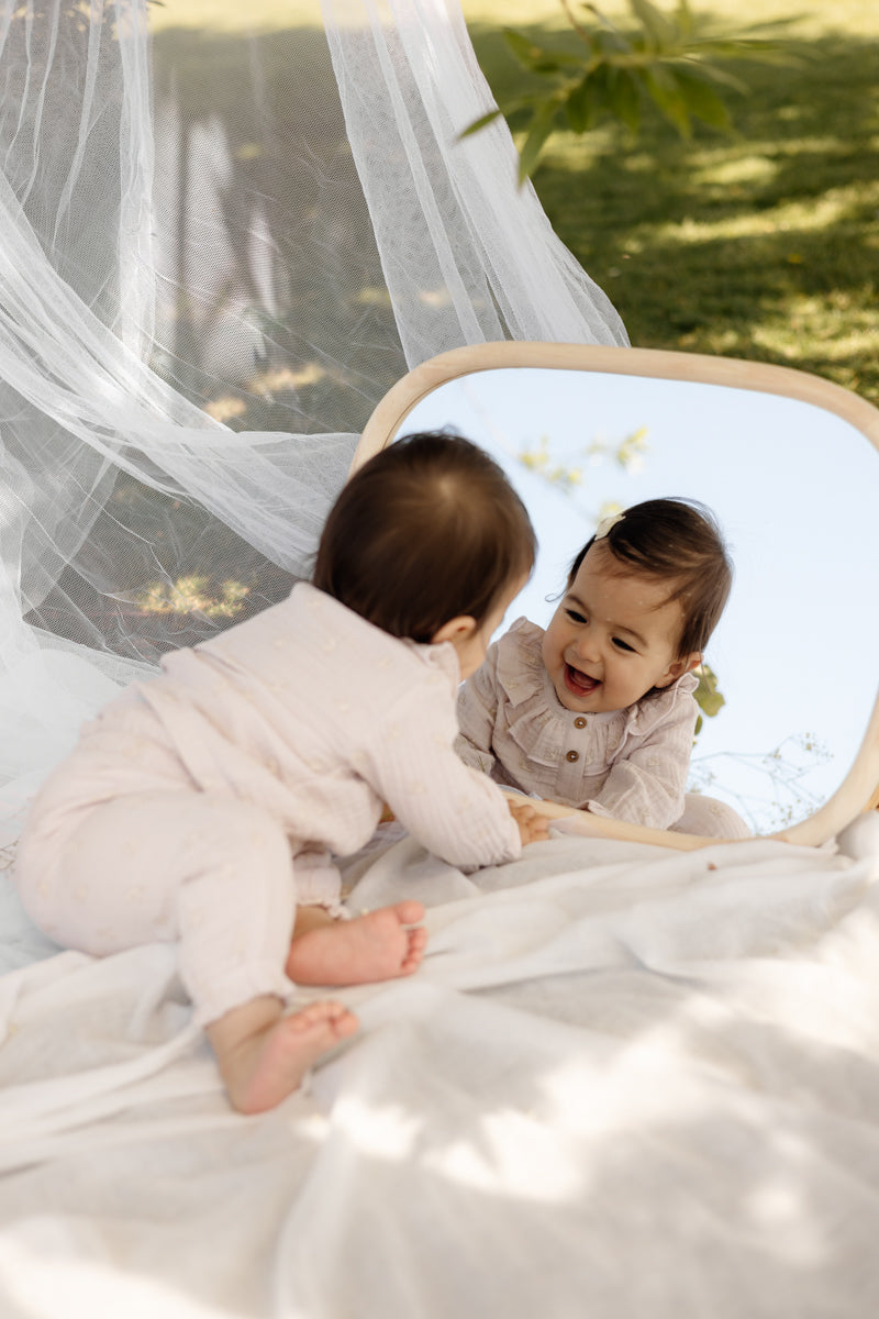 Levv - Newborn Shirt AOP Pink Animal Mara