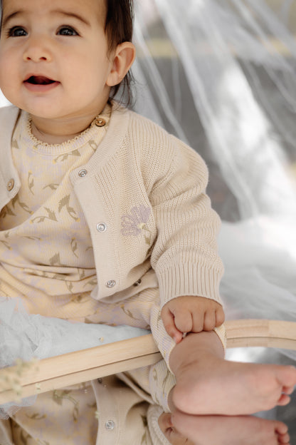 Levv - Newborn Vest Cotton Cream Marcia