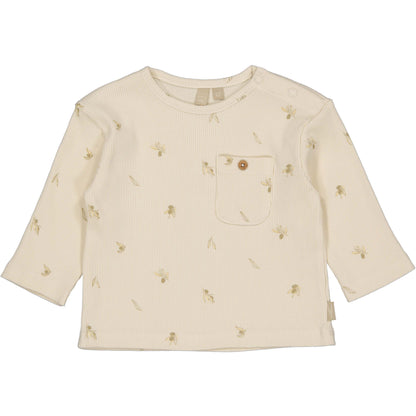 Levv - Newborn Shirt AOP Green Sketch Marko