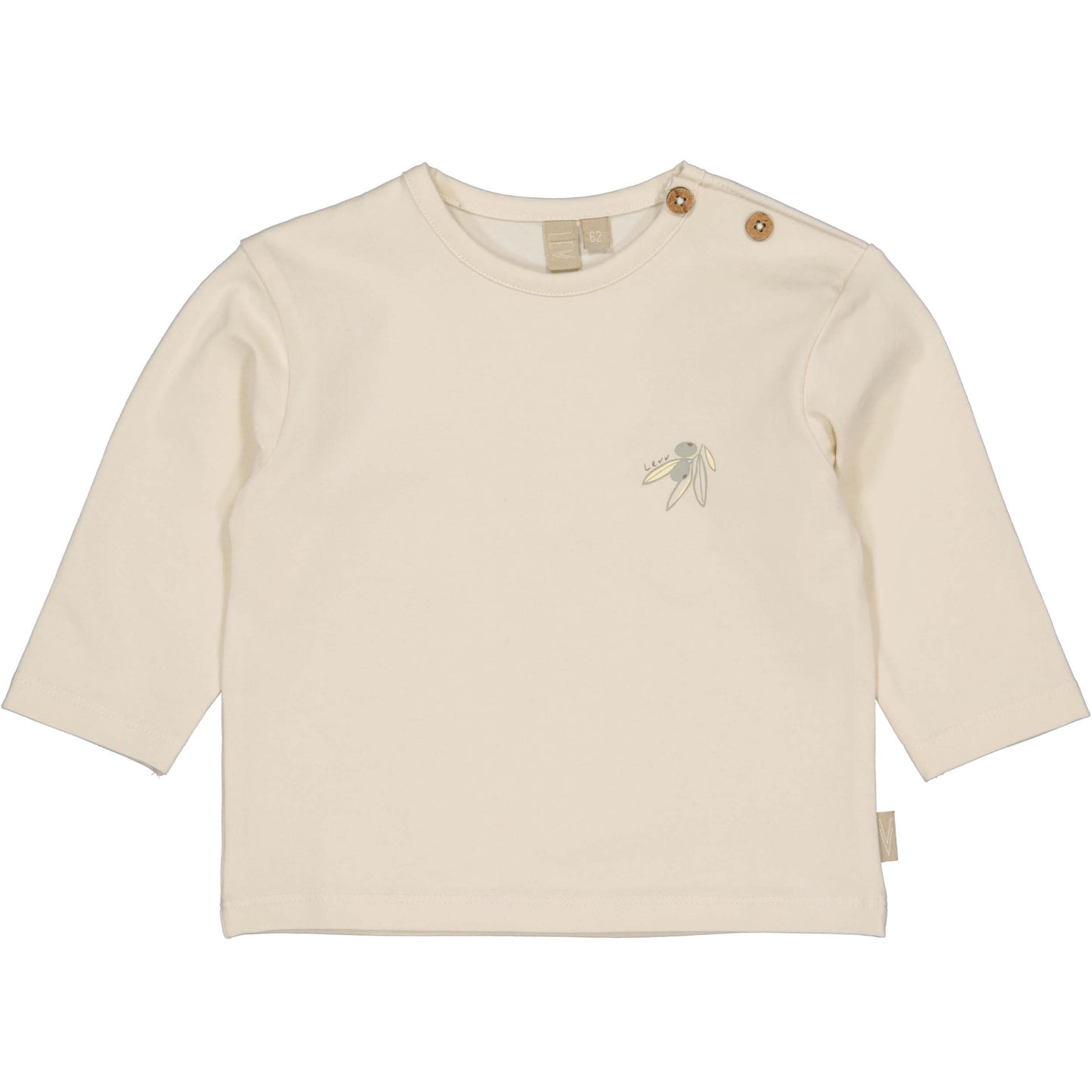 Levv - Newborn Shirt Cotton Cream Marlon