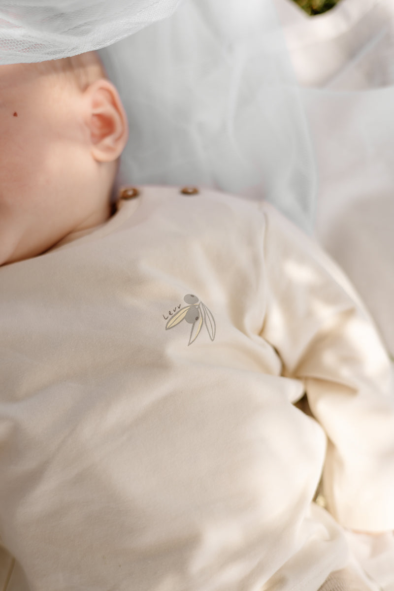 Levv - Newborn Shirt Cotton Cream Marlon