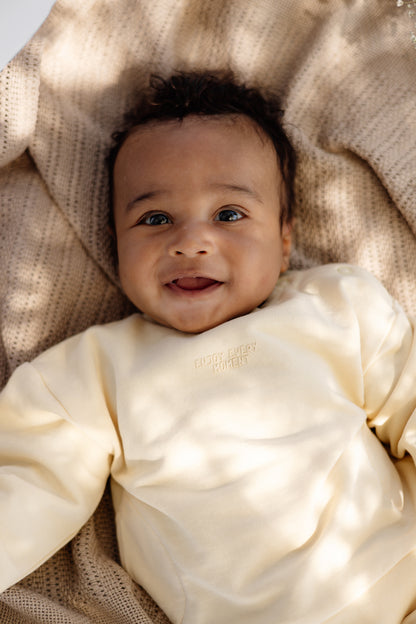 Levv - Newborn Sweater Mees Soft Yellow