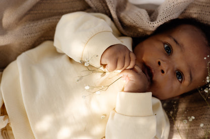 Levv - Newborn Sweater Mees Soft Yellow