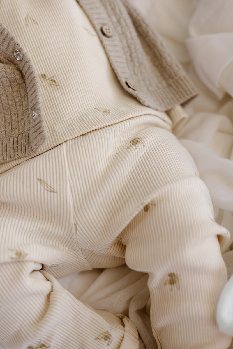 Levv - Newborn Broek Menno AOP Green Sketch