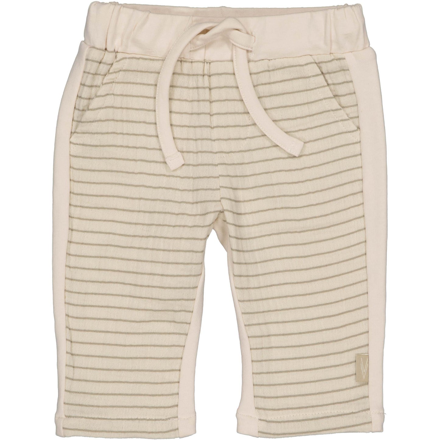 Levv - Newborn Broek Michael AOP Taupe Lines