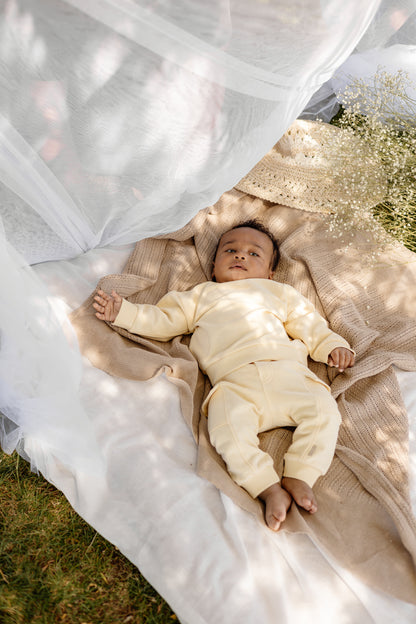 Levv - Newborn Broek Mike Soft Yellow