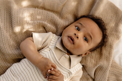 Levv - Newborn Romper Greige Miron