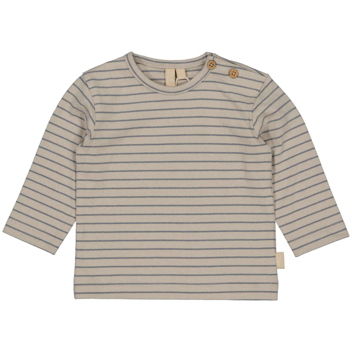 Levv - Baby Shirt Laurens AOP Light Grey Stripe