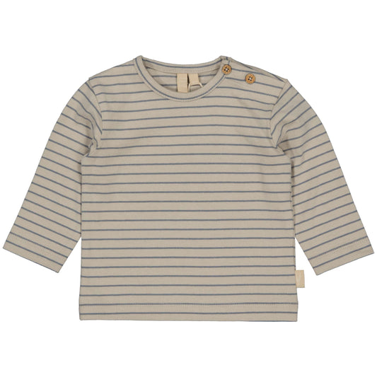 Levv - Baby Shirt Laurens AOP Light Grey Stripe