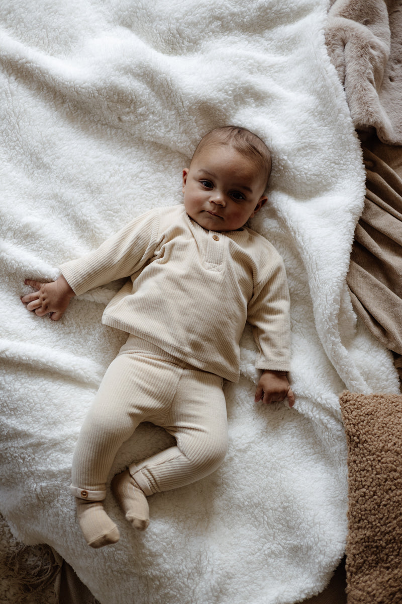 Levv - Baby Shirt Lenni Light Sand