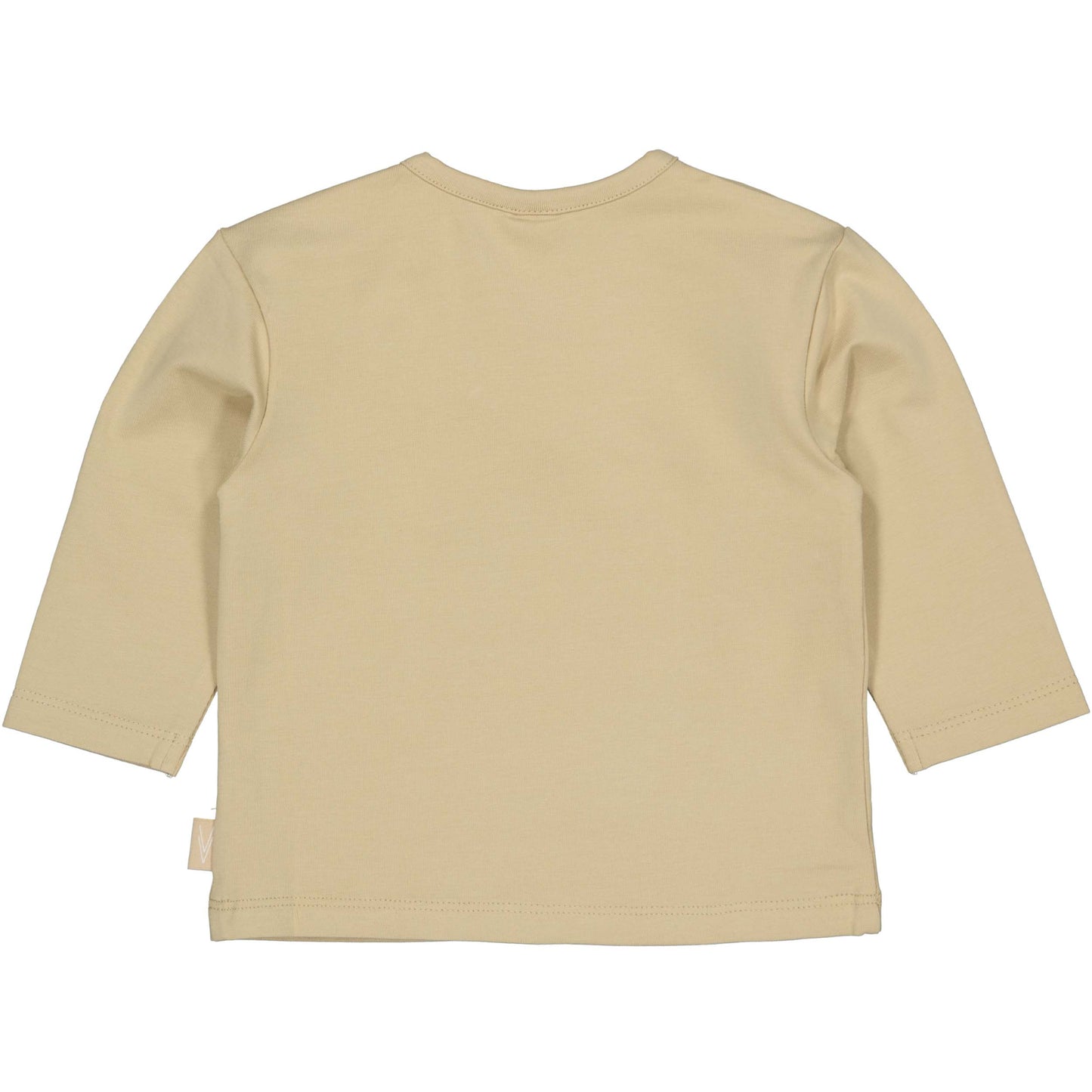 Levv  - Nash Baby Longsleeve Beige | Zachte Biologische Longsleeve met Bloemenprint