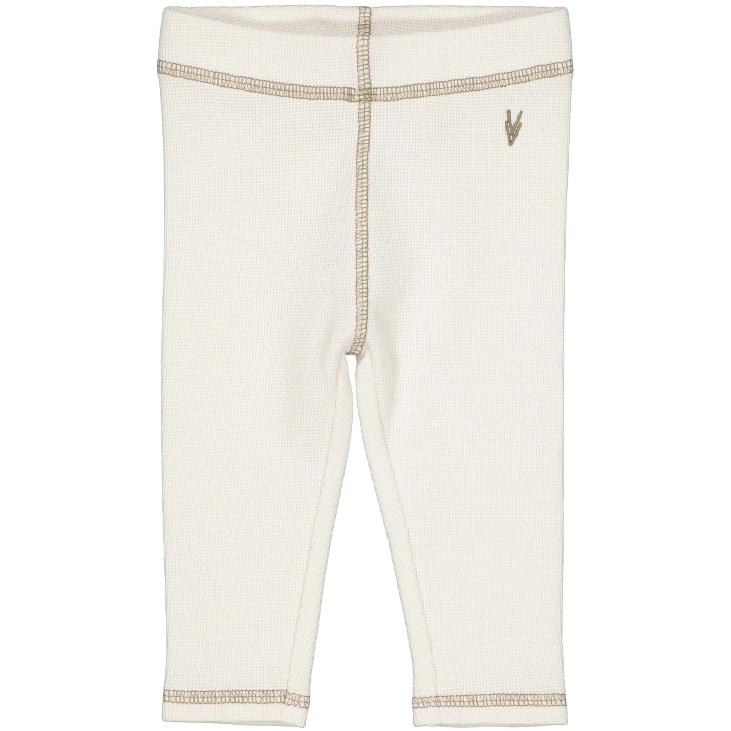 Levv  - Niels Baby Broek White Cream | Wafelstof van 100% Biologisch Katoen