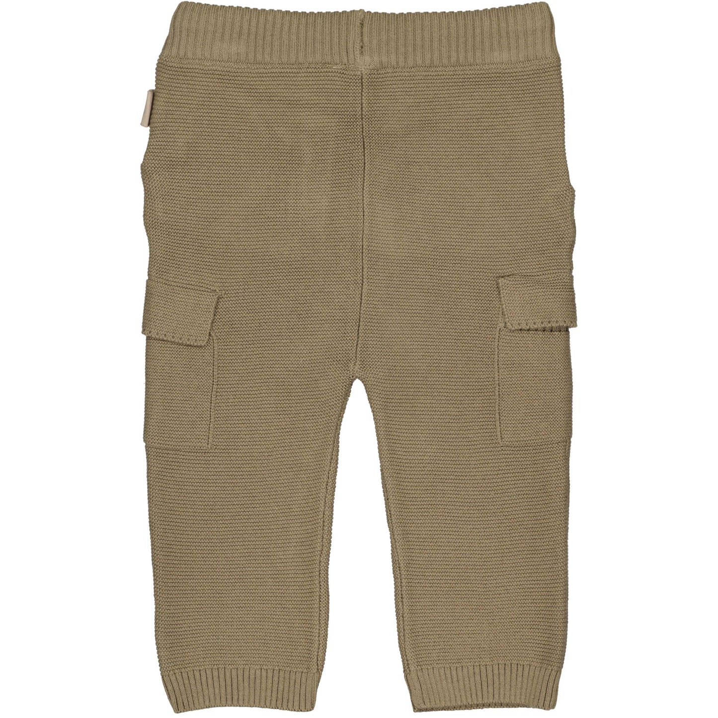 Levv  - Nolan Gebreide Cargo Broek Light Brown | Comfortabele Babybroek van 100% Katoen