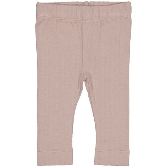 Levv  - Nora Legging Mauve | Zachte Baby Legging van 100% Katoen