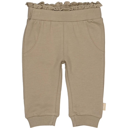Levv  - Novi Broek Light Brown | Zachte Babybroek van Biologisch Katoen