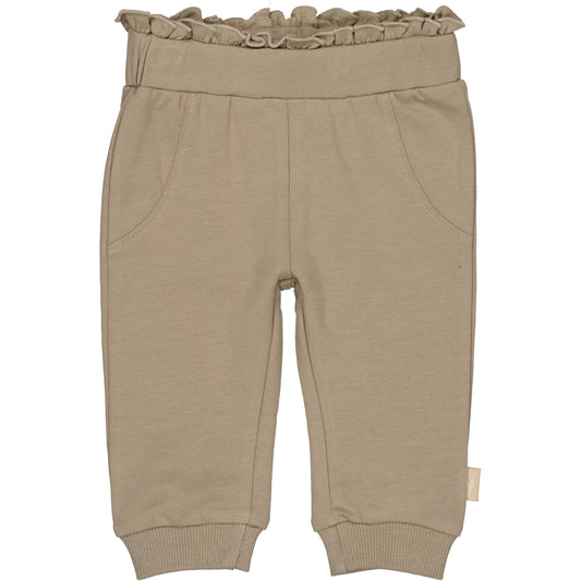 Levv  - Novi Broek Light Brown | Zachte Babybroek van Biologisch Katoen